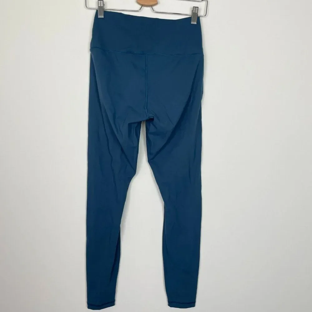 Everlane The Perform High Rise Workout Legging Regular Teal Blue S